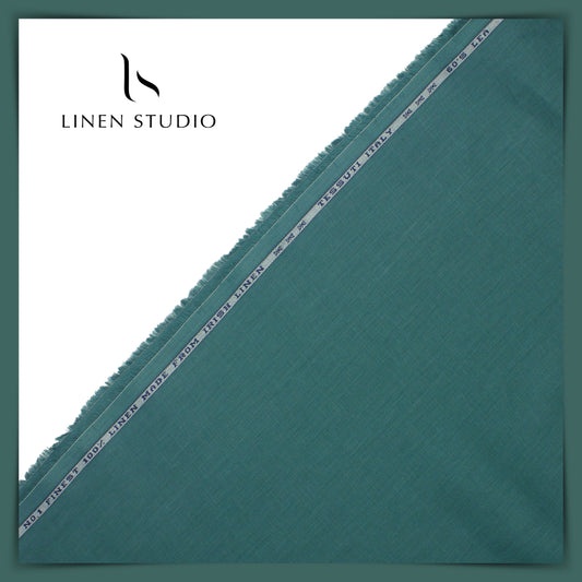 Tessuti Italy 60 Lea Shirting - Mineral Green (Fastest Selling)