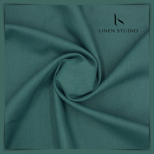 Tessuti Italy 60 Lea Shirting - Mineral Green (Fastest Selling)