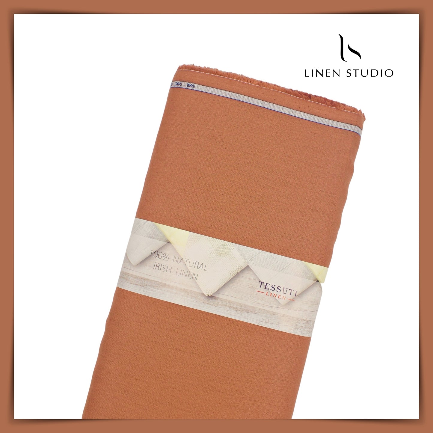 Tessuti Italy 60 Lea Shirting - Rust (Fastest Selling)