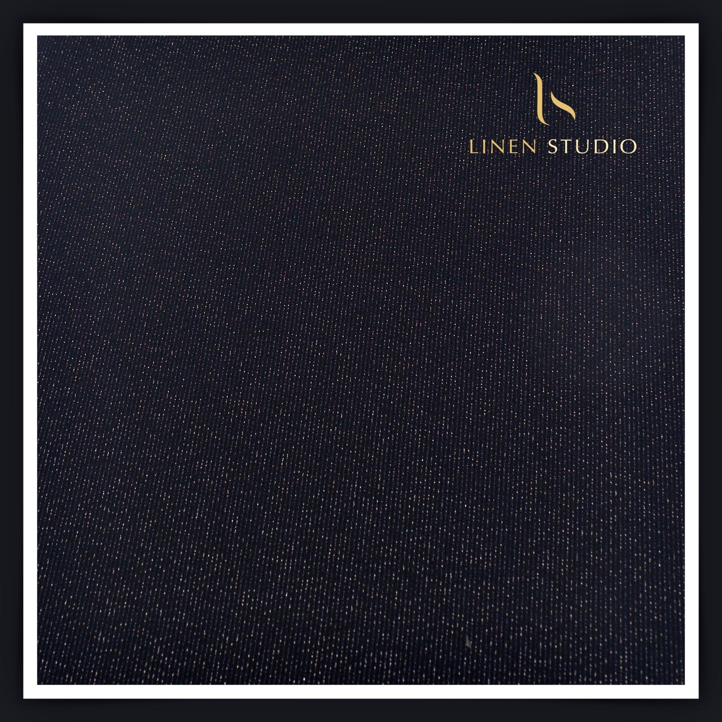 100% Acetate Suiting by Vercelli - Glittery Navy Blue (Perfect Blazer)