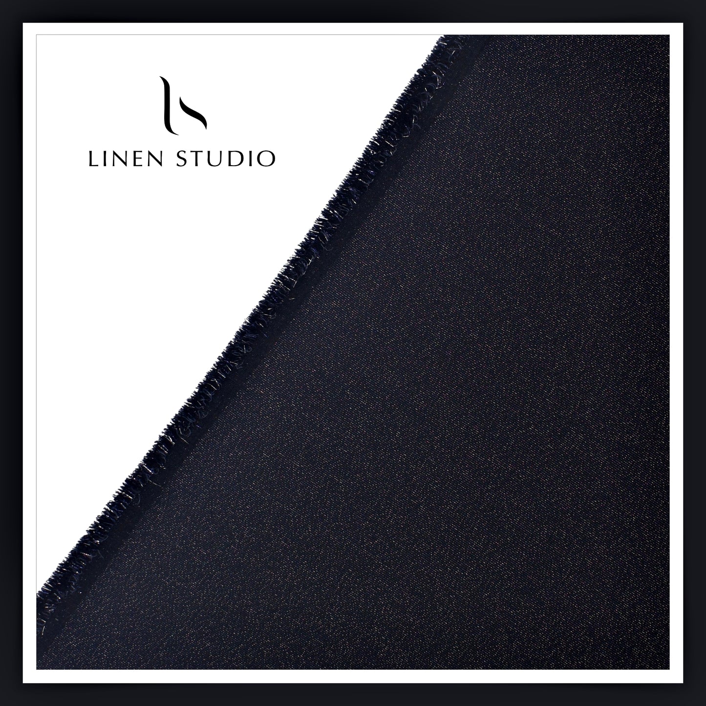 100% Acetate Suiting by Vercelli - Glittery Navy Blue (Perfect Blazer)