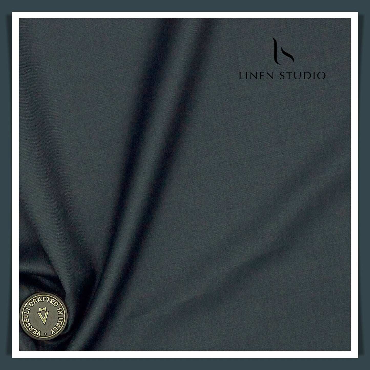 Super 150's Australian Merino Wool by Vercelli - Space Green (Highest Selling)