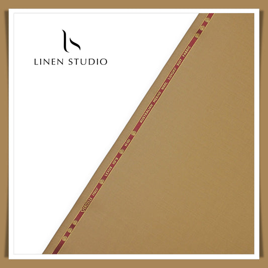 Super 110's Australian Merino Wool by Vercelli Italy - Muesli (NEW)