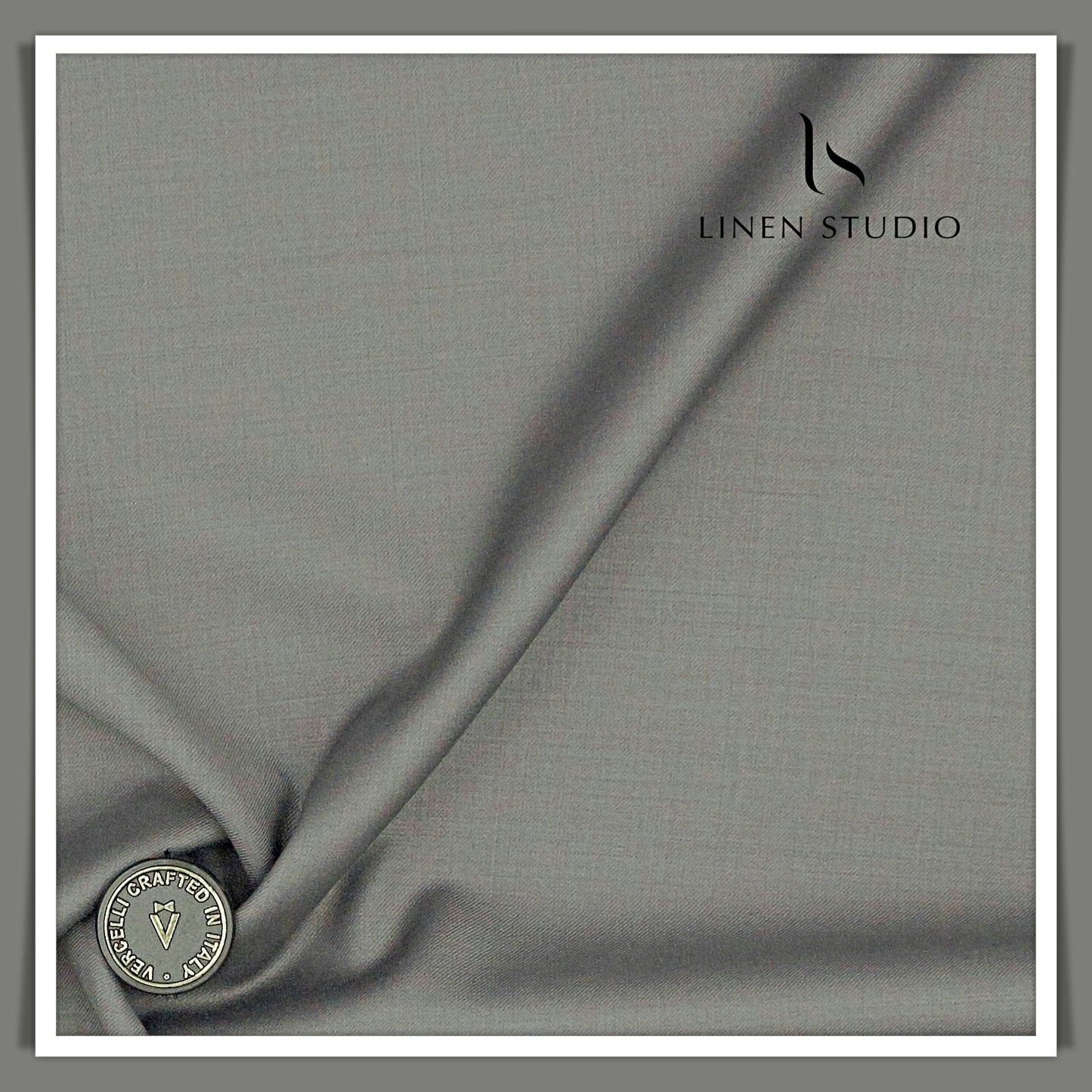 Super 110's Australian Merino Wool by Vercelli Italy - Natural Grey (NEW)