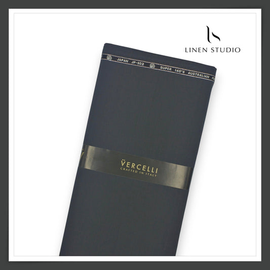 Super 140's Australian Merino Wool by Vercelli - Elephant Grey (Highest Selling)