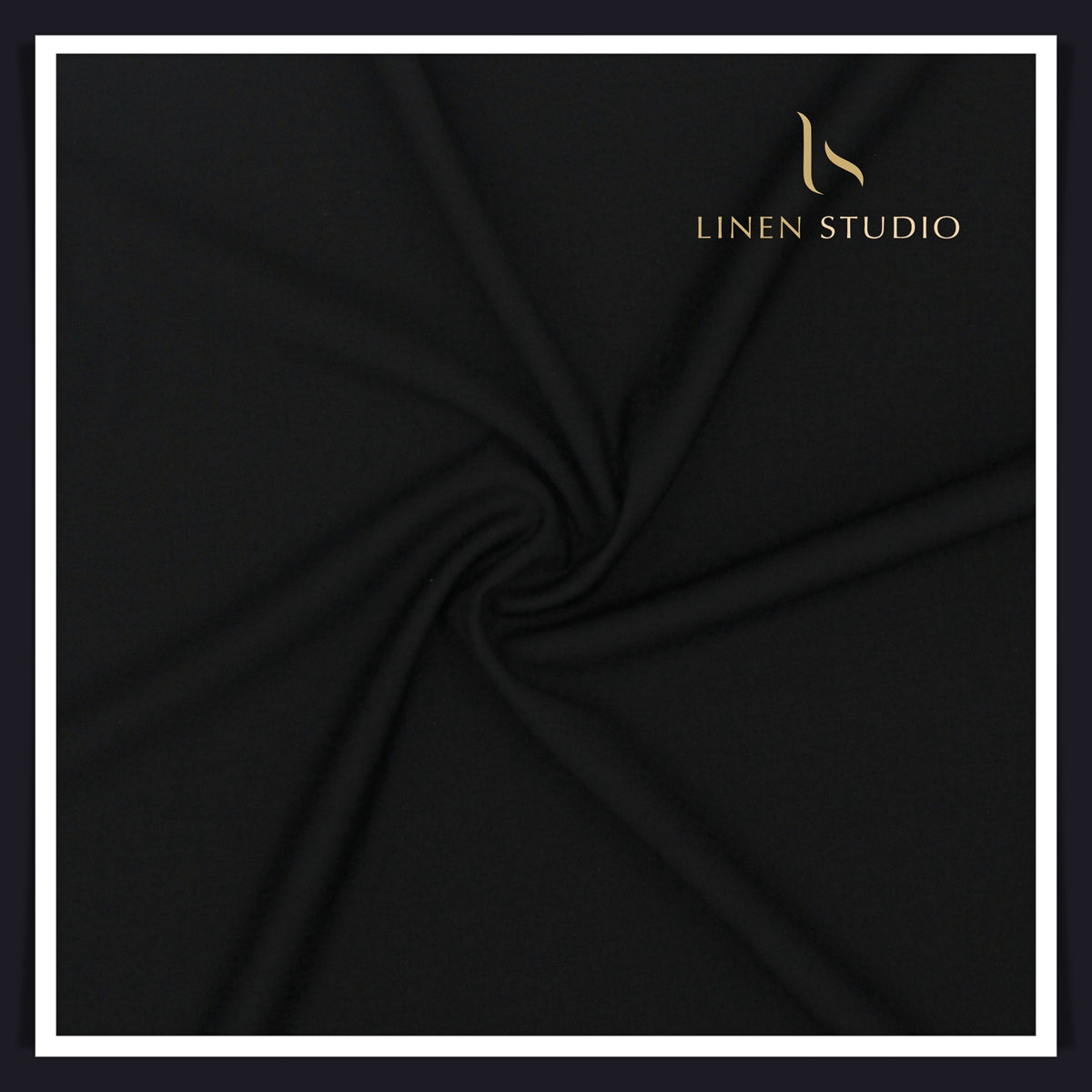 Vercelli Italy Japan Black Super 160's Australian Merino Wool Suiting | The Deepest Black (Fastest Selling)