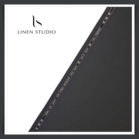 Super 140's Australian Merino Wool by Vercelli - Charcoal Grey (Highest Selling)