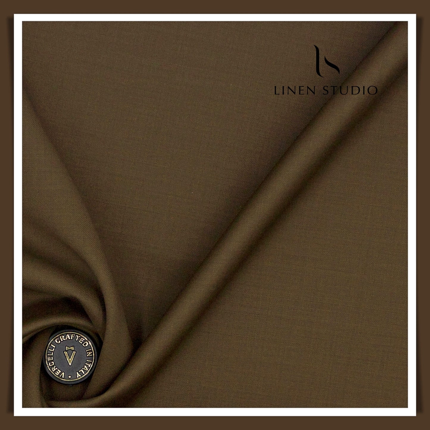 Super 120's Australian Merino Wool by Vercelli - Metallic Bronze (Highest Selling)