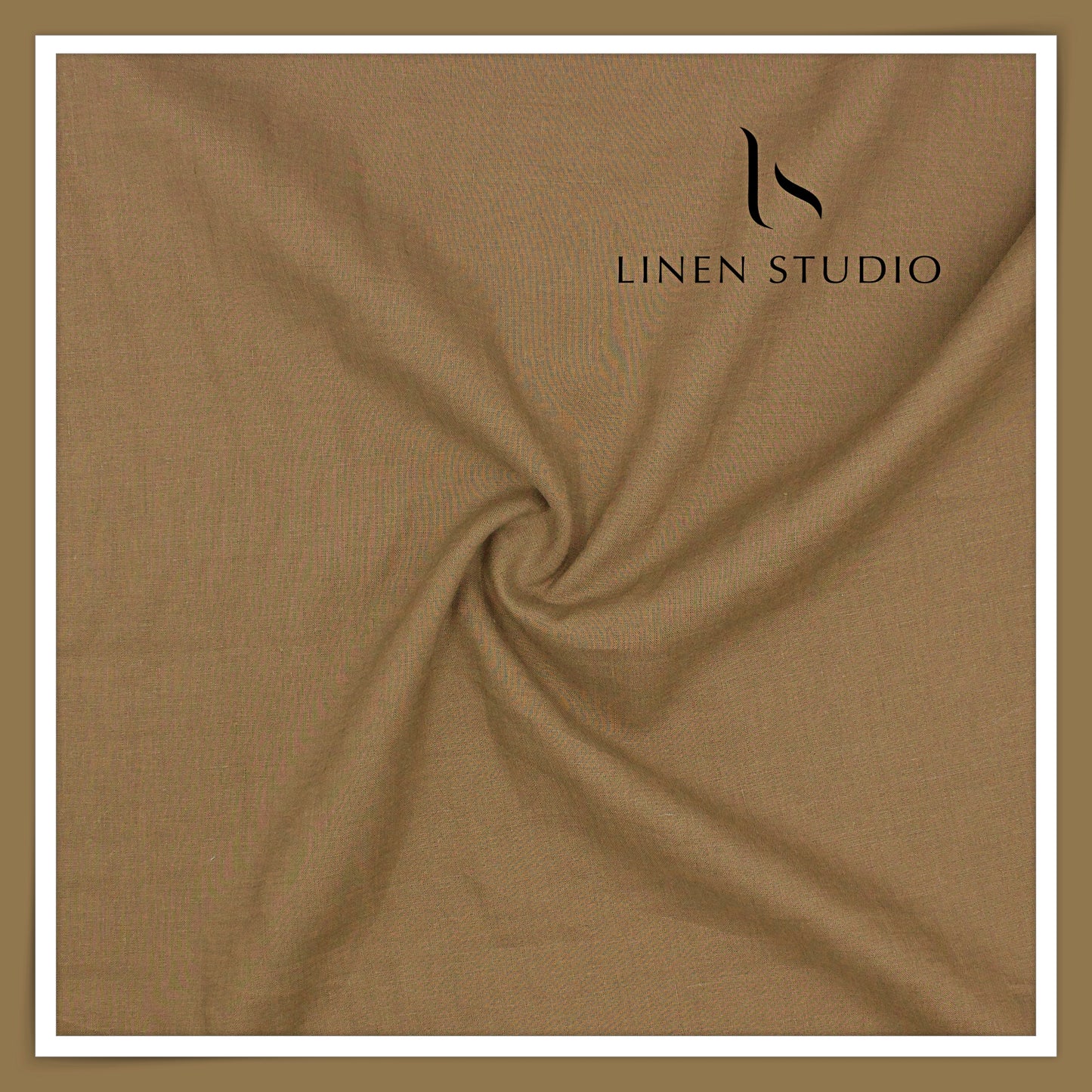 80 Lea French Linen Shirting by Vercelli Italy - Mocha Brown (1st in India) (NEW)