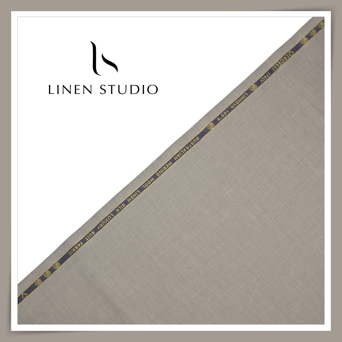 60 CM SUITING - 140'S WOOL/LINEN/SILK BY VERCELLI ITALY EB 109 (FLAT RATE)