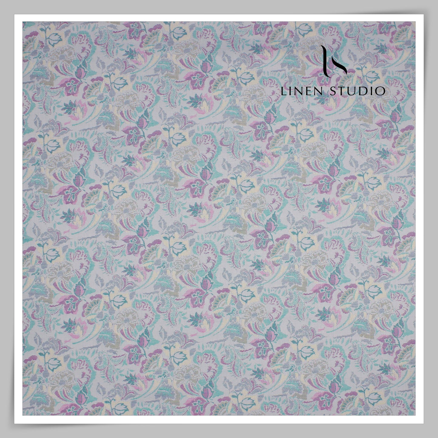 100% Finest Supima Cotton Jacquard Shirting by Vercelli Italy - French Grey (Fastest Selling)