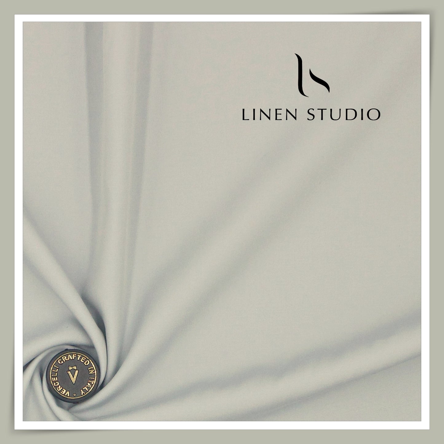 2/120's FINEST Supima Cotton Shirting by Vercelli Italy - Misty Cloud (NEW)