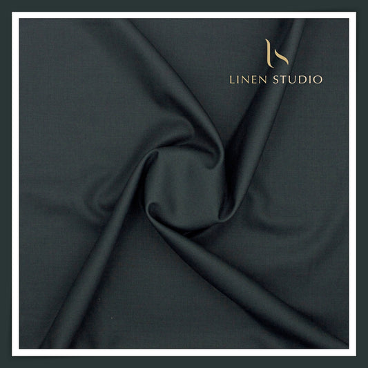 100's Australian Wool Suiting by D&J - Outer Space Grey (NEW)