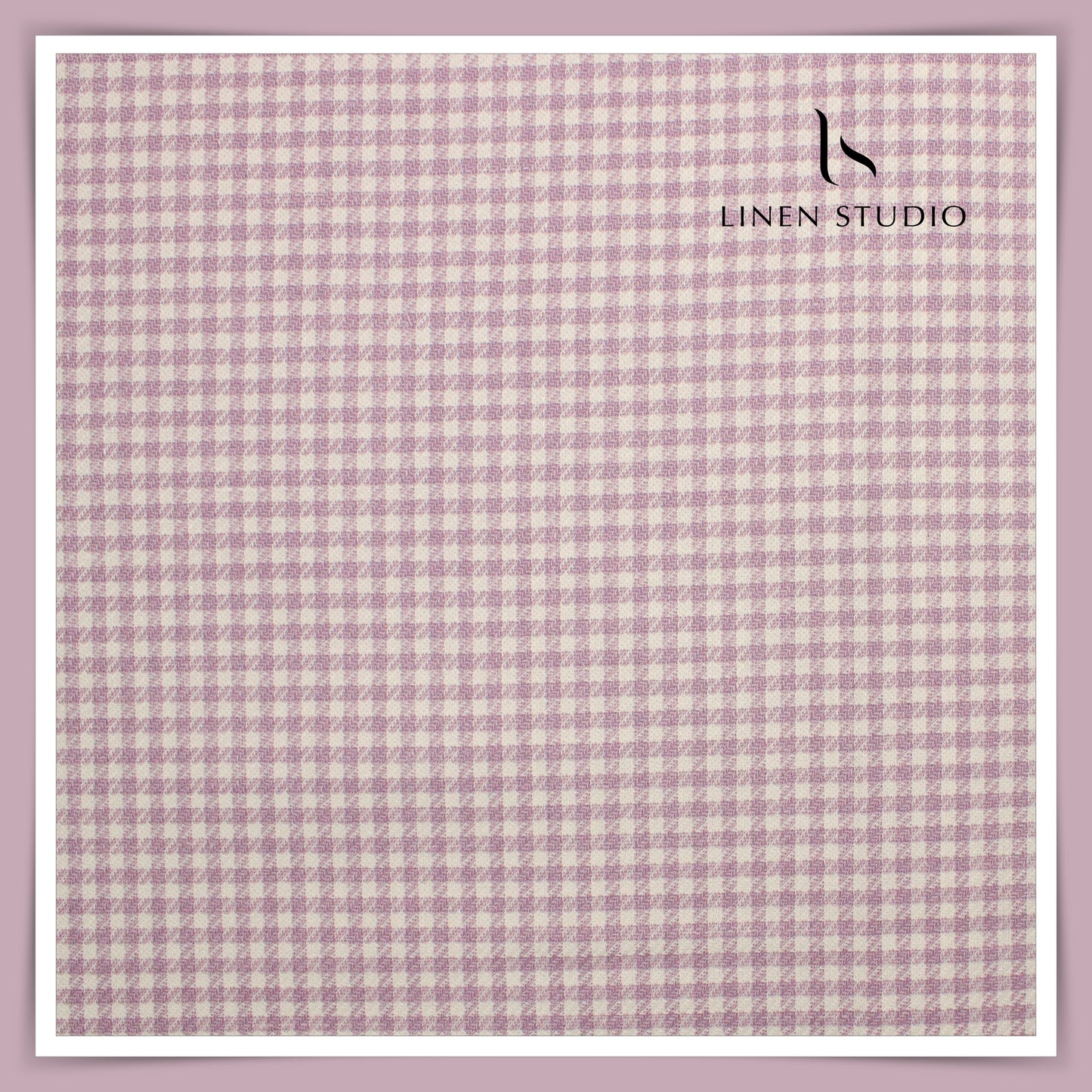 140's Merino Wool / Linen / Silk by Vercelli Italy - London Hue Shepard Checks (NEW)