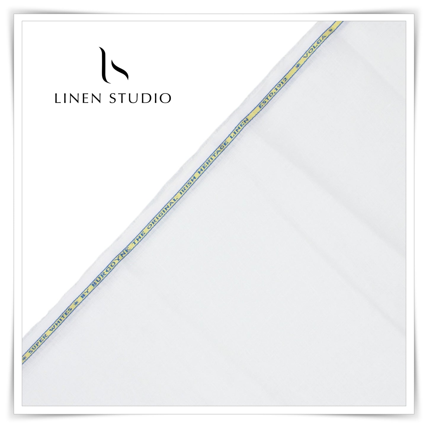 70 Lea Twill Super White by Burgoyne - Volga (25% CRAZY SALE)