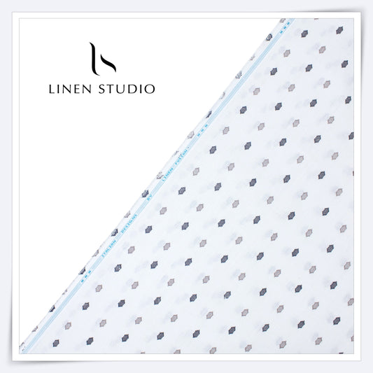 Fusion Fabric by Linen Fiesta, Cotton 70% & Linen 30% - White 2 (NEW)