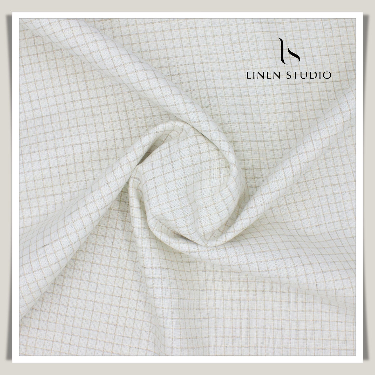 40 Lea Italian Linen Checks 03 - Linen Studio