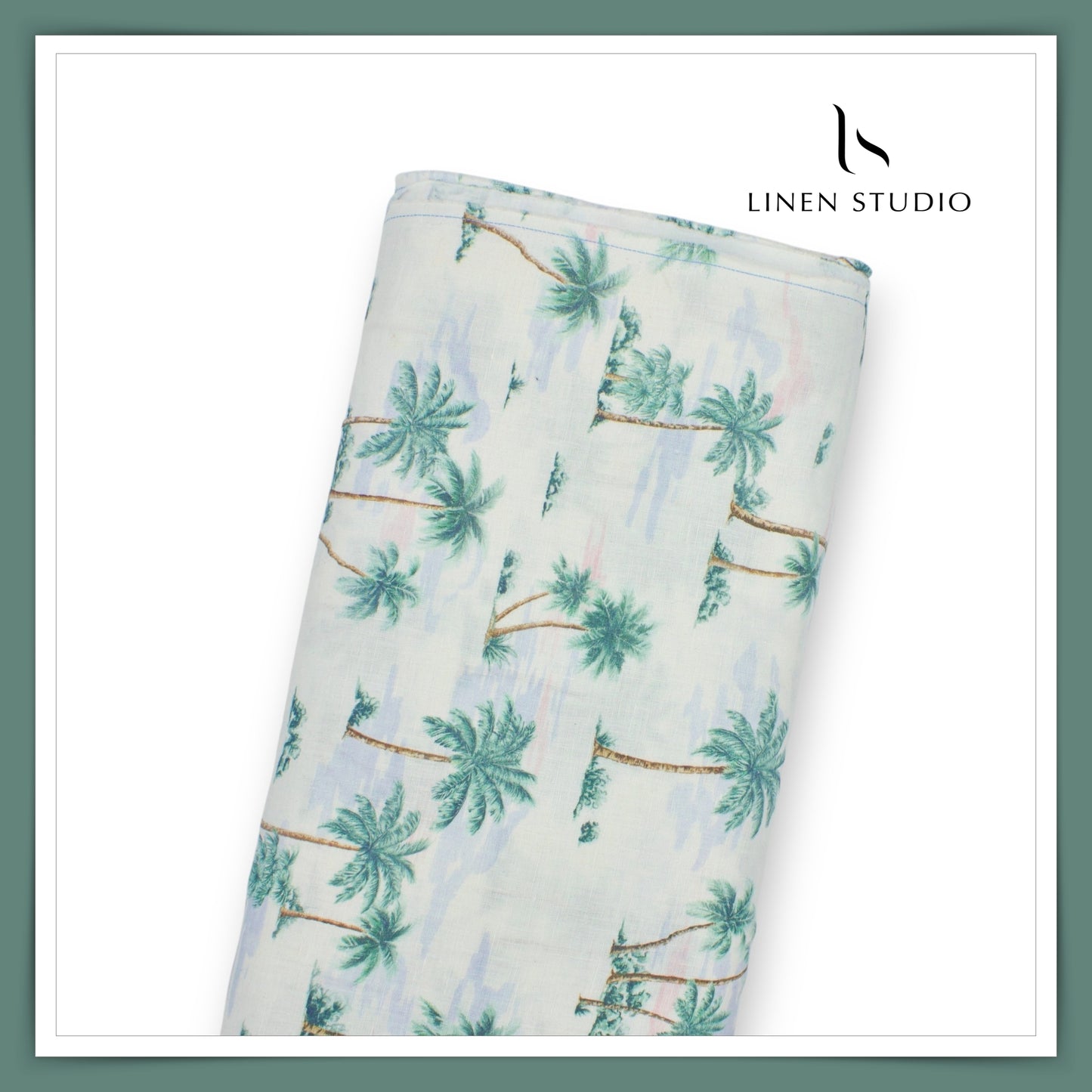 Linen Cotton Digital Printed Shirting W/O SEL - GOA (30% SALE)