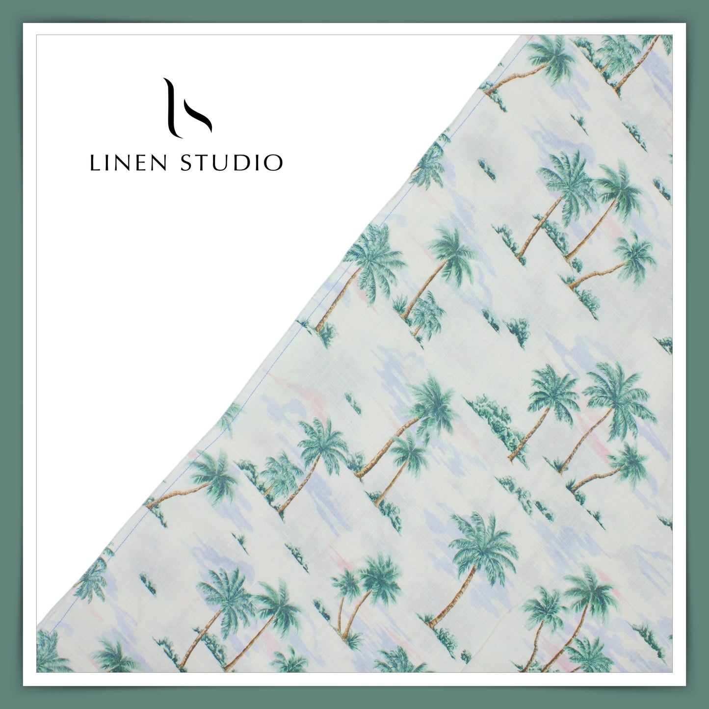 Linen Cotton Digital Printed Shirting W/O SEL - GOA (30% SALE)