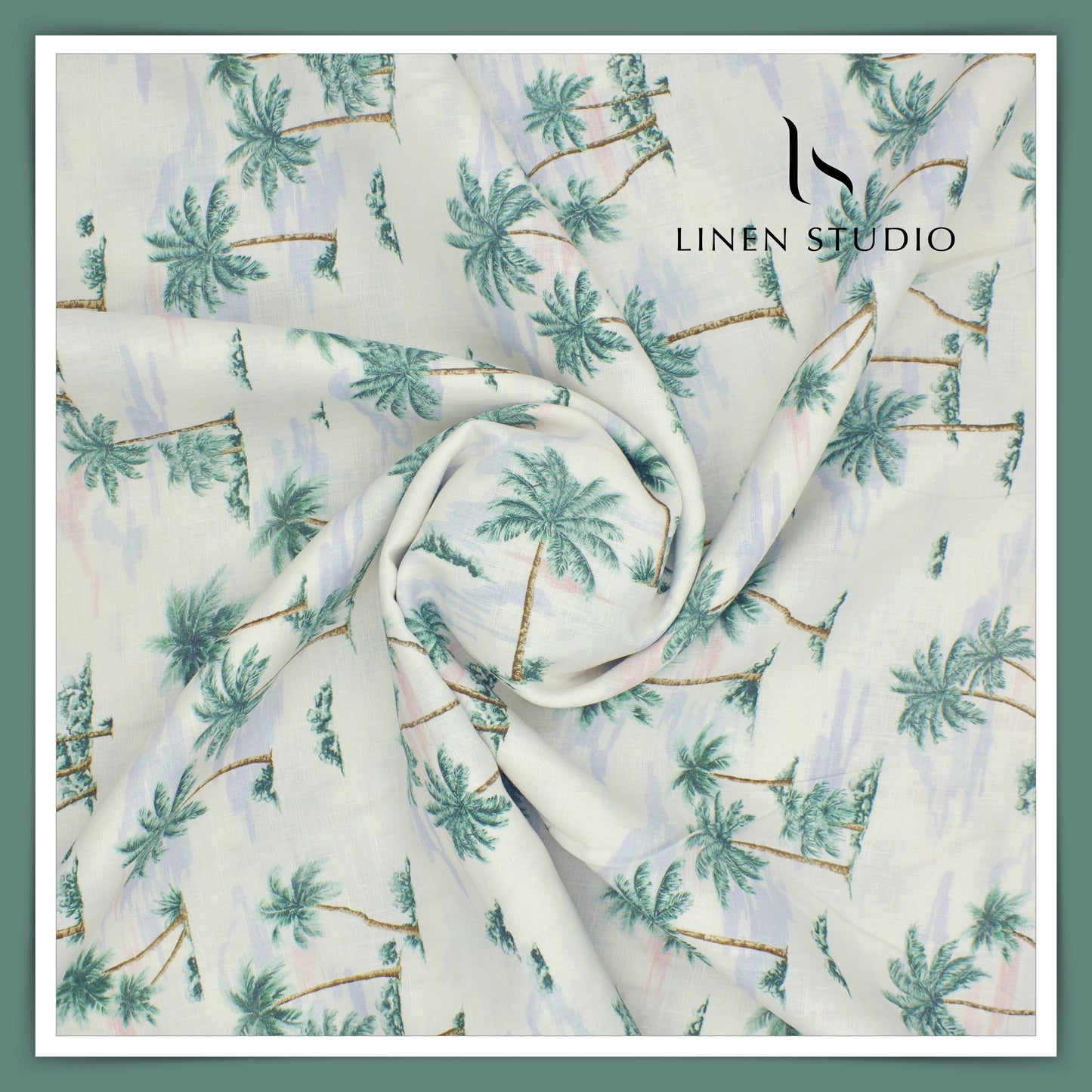 Linen Cotton Digital Printed Shirting W/O SEL - GOA (30% SALE)