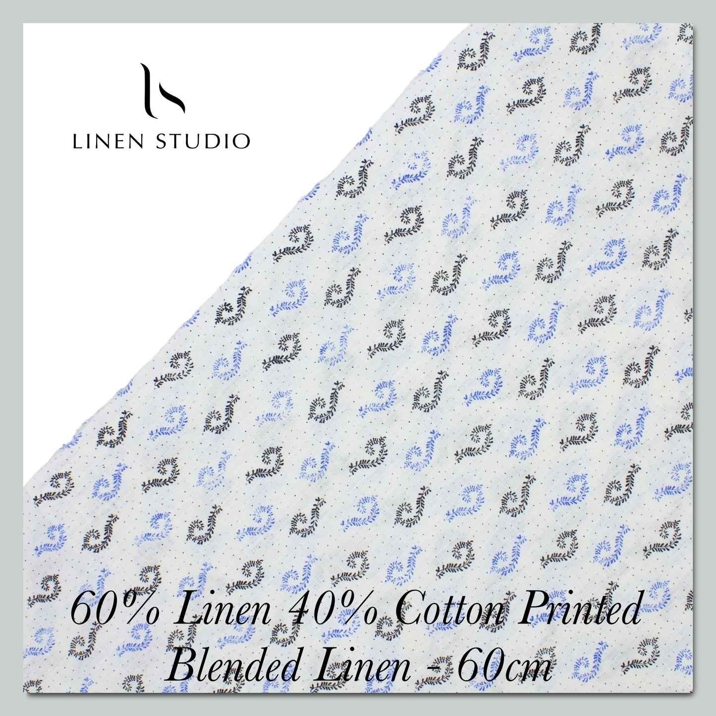 60 cm Shirting - END BIT (85%) - Linen Studio