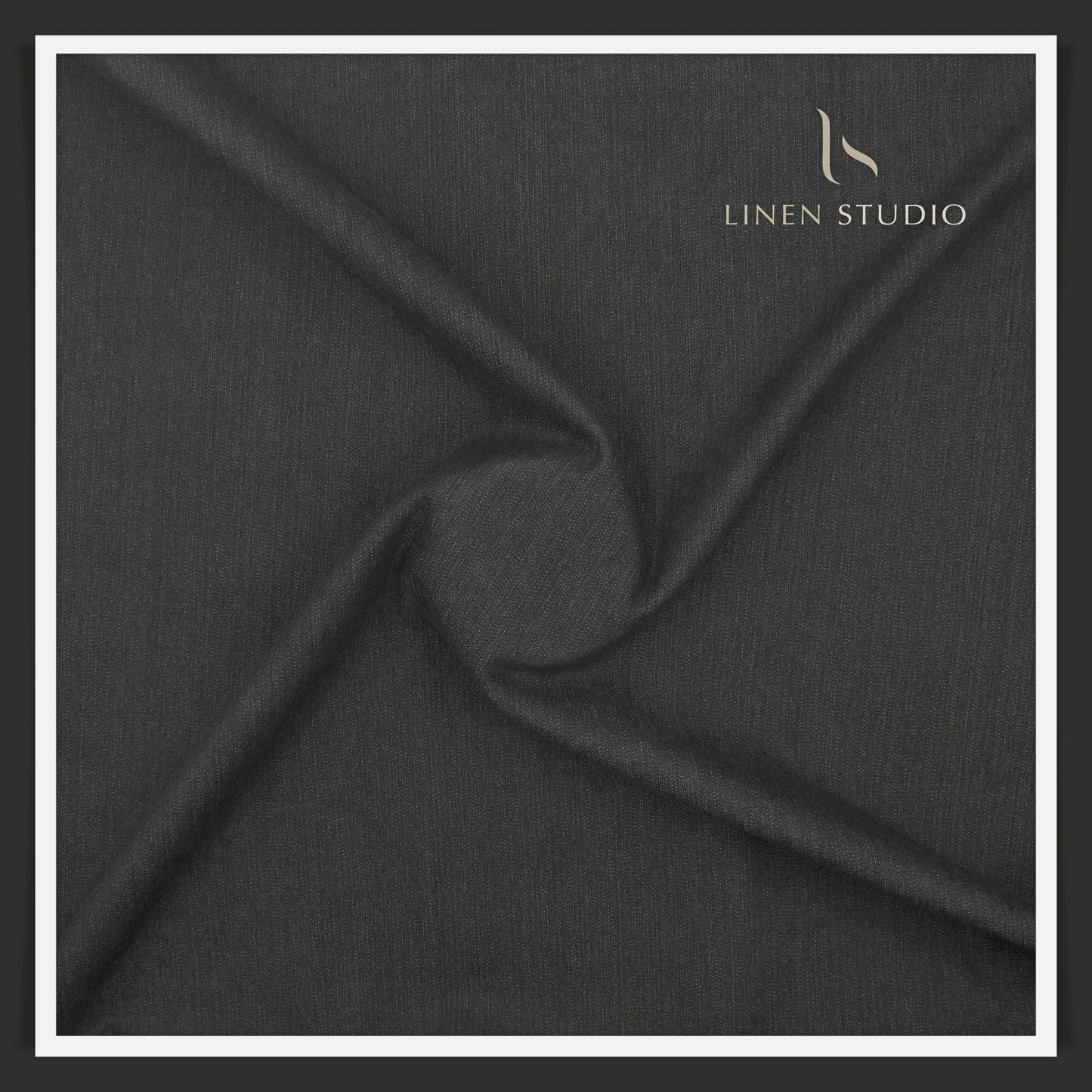 Cotton Lycra Denim Suiting by Icon Ashima - Anthra Grey
