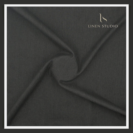 Cotton Lycra Denim Suiting by Icon Ashima - Anthra Grey