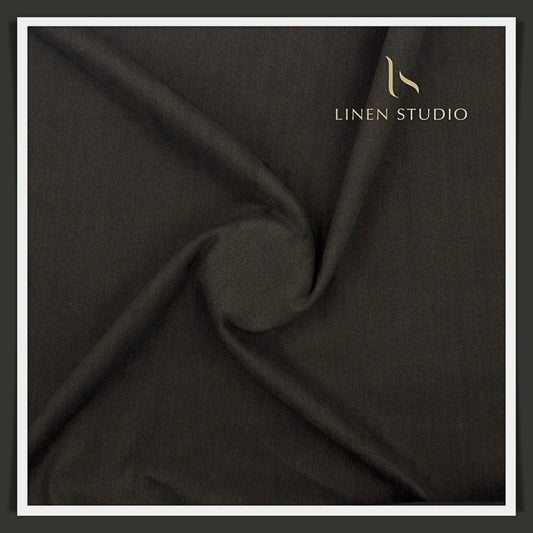 Cotton Lycra Denim Suiting by Icon Ashima - Fast Black