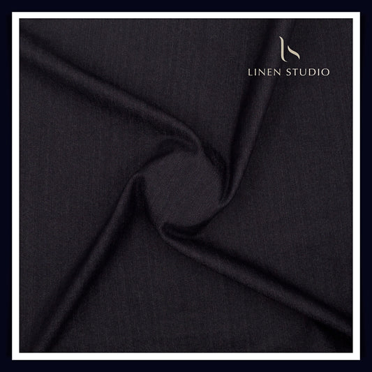 Cotton Lycra Denim Suiting by Icon Ashima - Cobalt Blue