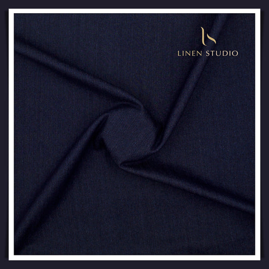 Cotton Lycra Denim Suiting by Icon Ashima -  Sapphire Blue