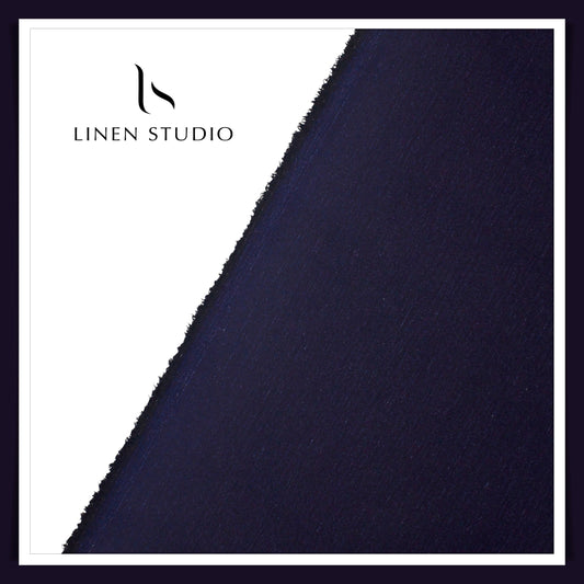 Cotton Lycra Denim Suiting by Icon Ashima -  Royal Blue