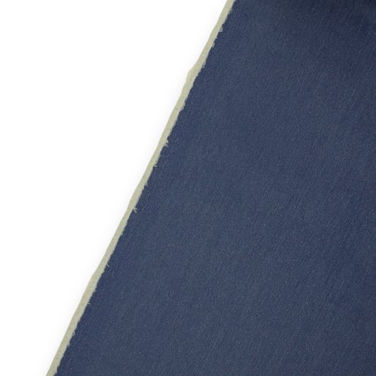 Firoza Blue - Pre Shrunk Cotton Spandex Denim Suiting by Icon Ashima