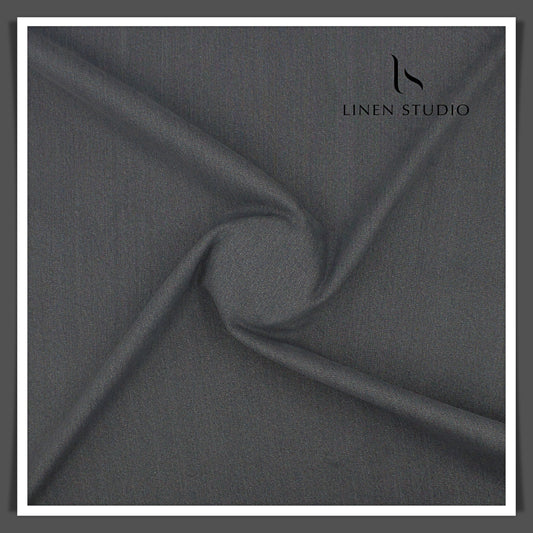 Cotton Lycra Denim Suiting by Icon Ashima - Ash Grey