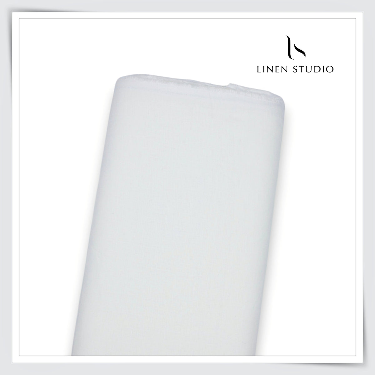 Linen Club 60 Lea Pure Linen Shirting W/O SEL - Bright White (30% SALE) (NEW) (Fastest Selling)