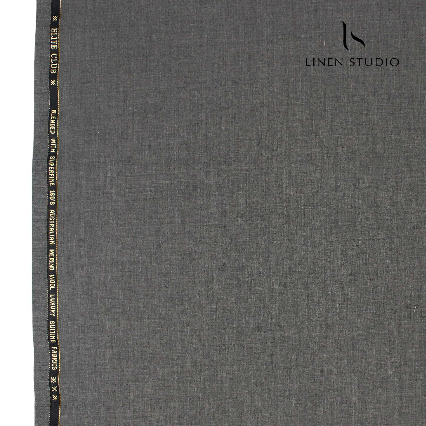 160's Australian Merino Wool by Georgia Gullani - GREY - Linen Studio