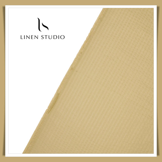 Cotton Blended Bubble Textured Shirting - Sorrell Brown (50% SALE)