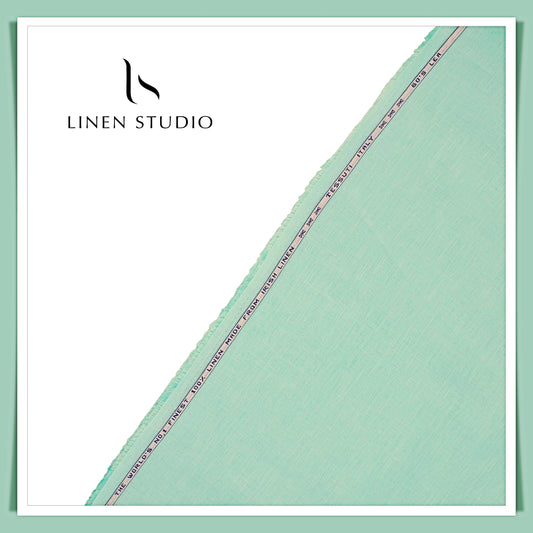 Tessuti Italy 60 Lea Shirting - Turquoise Green (Fastest Selling)