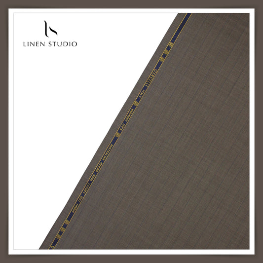 130's Australian Merino Wool by Vercelli - Perfect Grey Stripes (NEW)