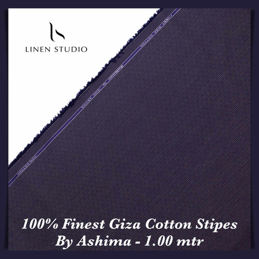 1.00 Mtr Shirting Fabric - END BIT (60%) - Linen Studio