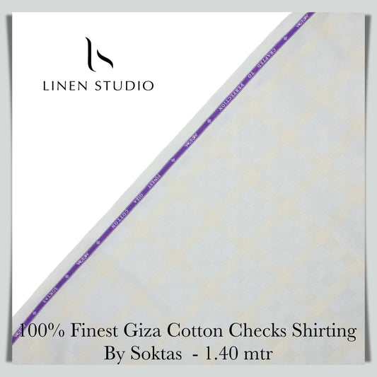 1.40 mtr Shirting Fabric - END BIT (20%) - Linen Studio