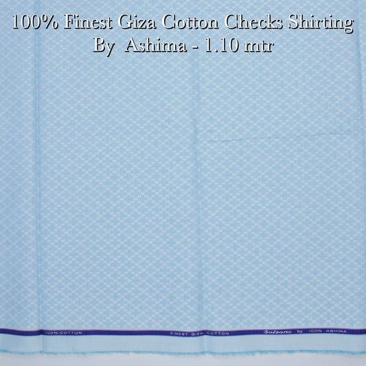1.10 mtr Shirting Fabric - END BIT (50%) - Linen Studio