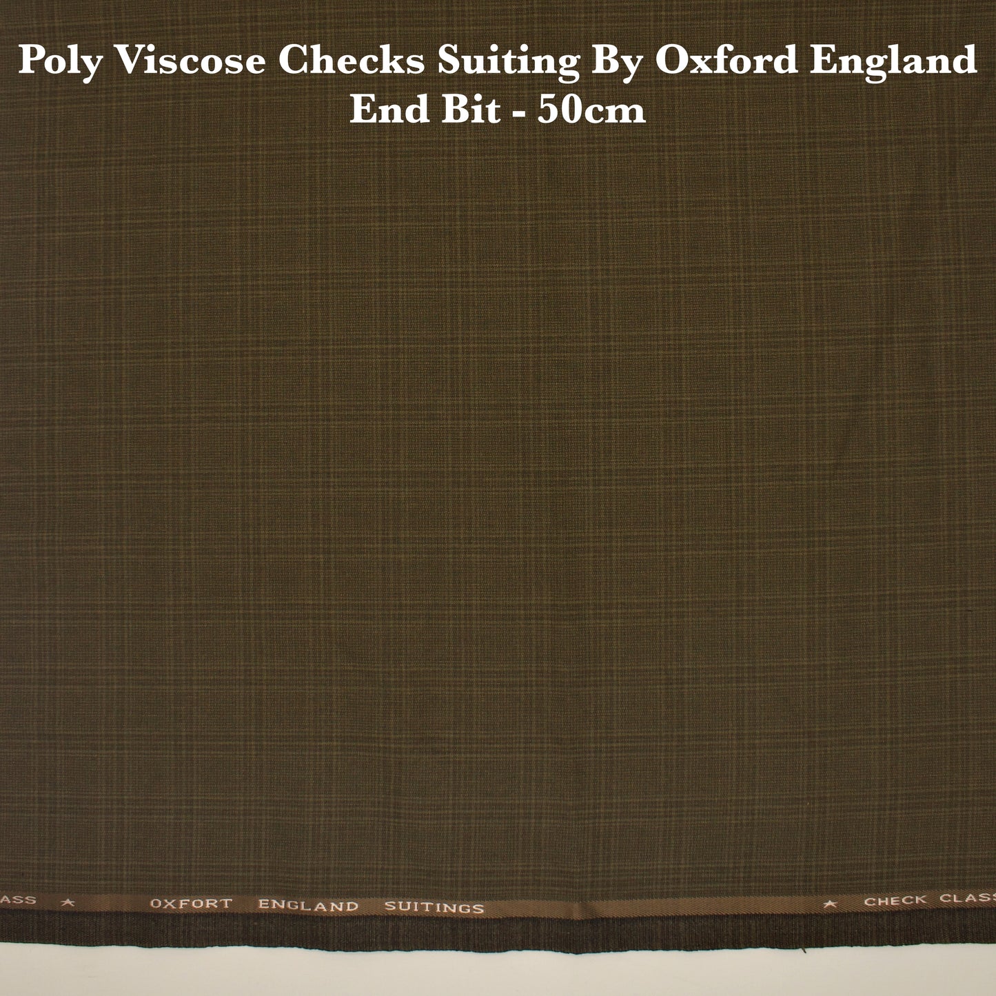 50 Cm Suiting Fabric  - END BIT ( (FLAT RATE)