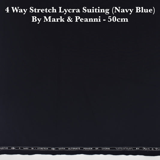 50 Cm Suiting Fabric  - END BIT ( (FLAT RATE)