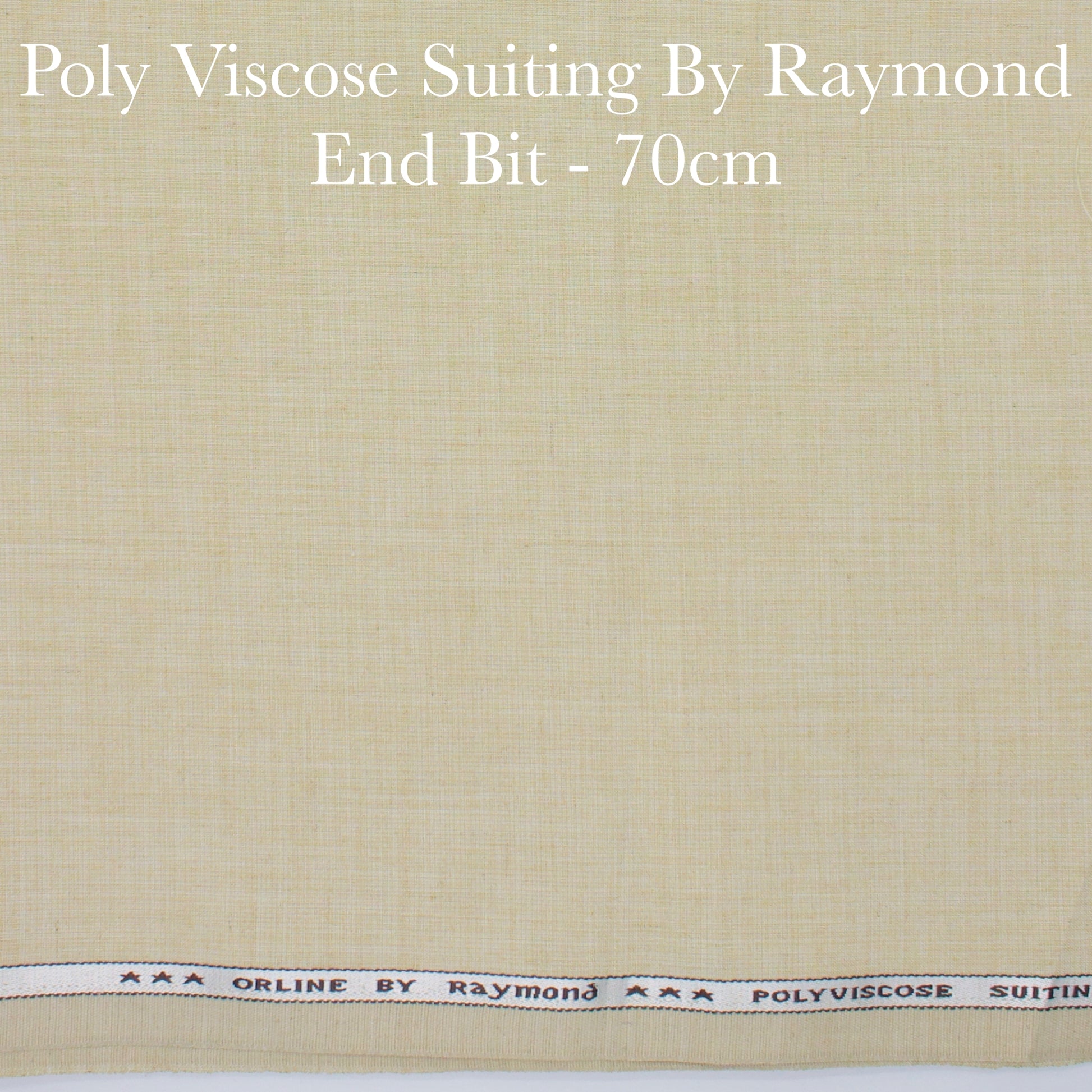 70 Cm Suiting Fabric - END BIT (65%) - Linen Studio