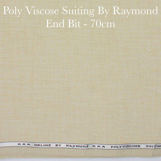 70 Cm Suiting Fabric - END BIT (65%) - Linen Studio