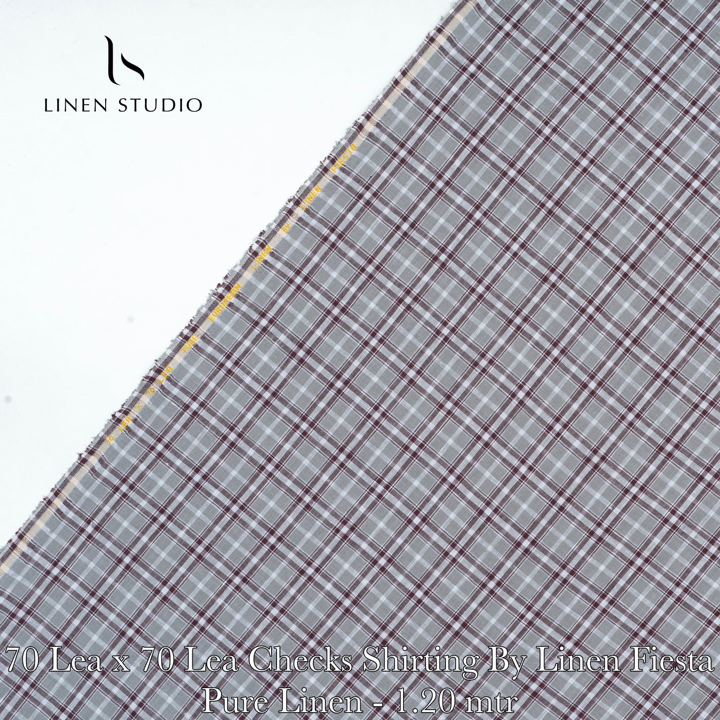 1.20 mtr Shirting Fabiric - END BIT (40%) - Linen Studio