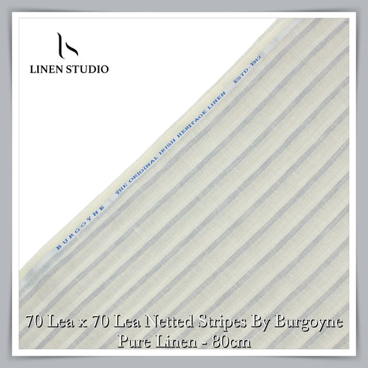 80 cm Shirting Fabric - END BIT (75%) - Linen Studio