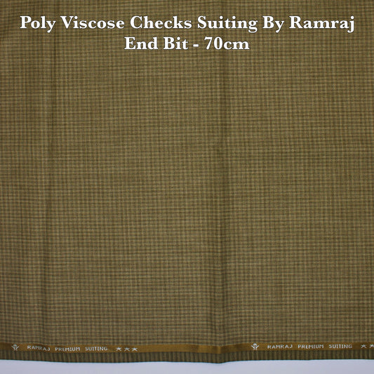 70 Cm Suiting Fabric - END BIT (FLAT RATE)