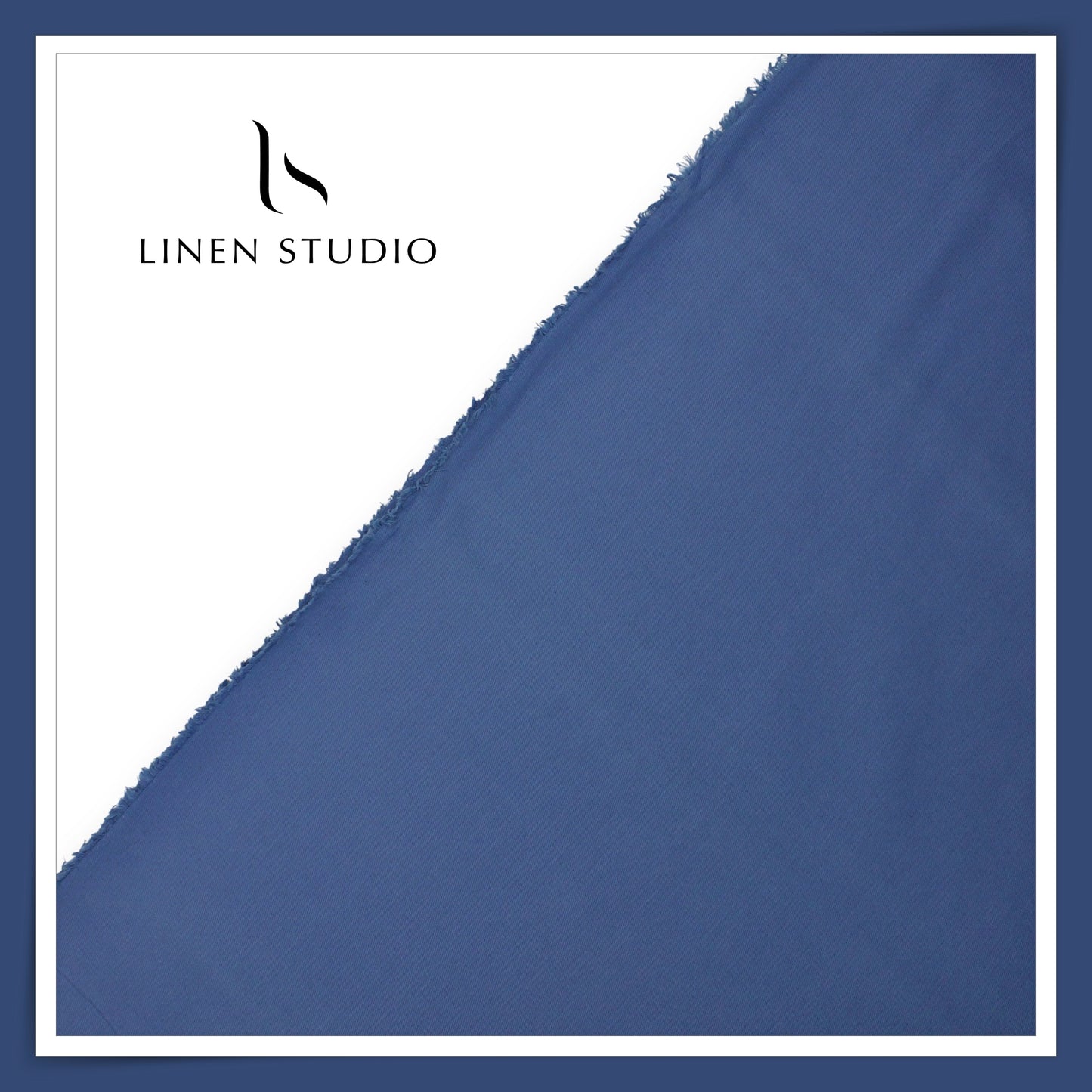 100% Wrinkle Free Poly Viscose Blended Suiting - Dusky Blue (70% SALE) (NEW)