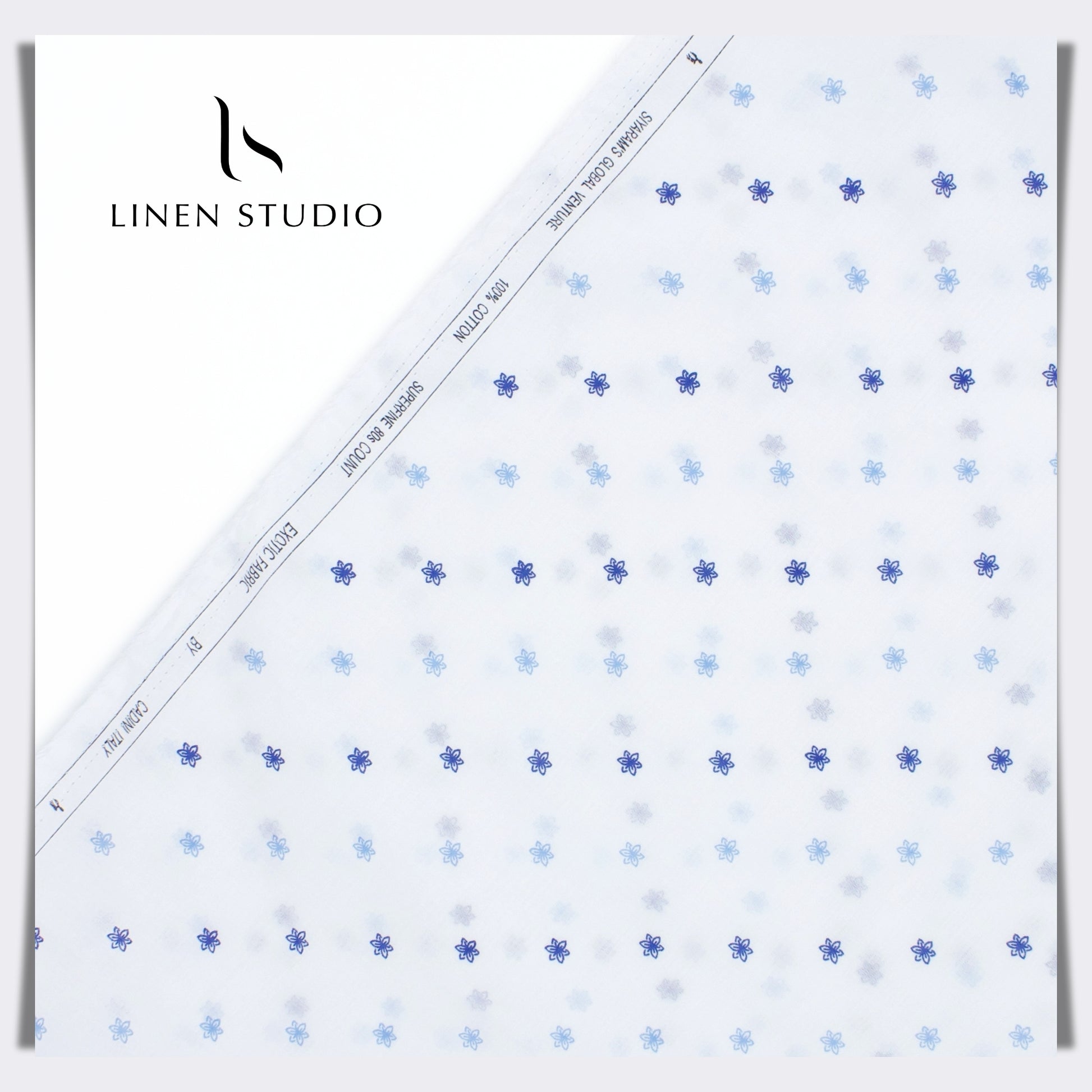 Siyarams 80's count Superfine Paper Cotton Shirting - 50% SALE 02 - Linen Studio